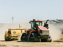 GPS instruments in tractor